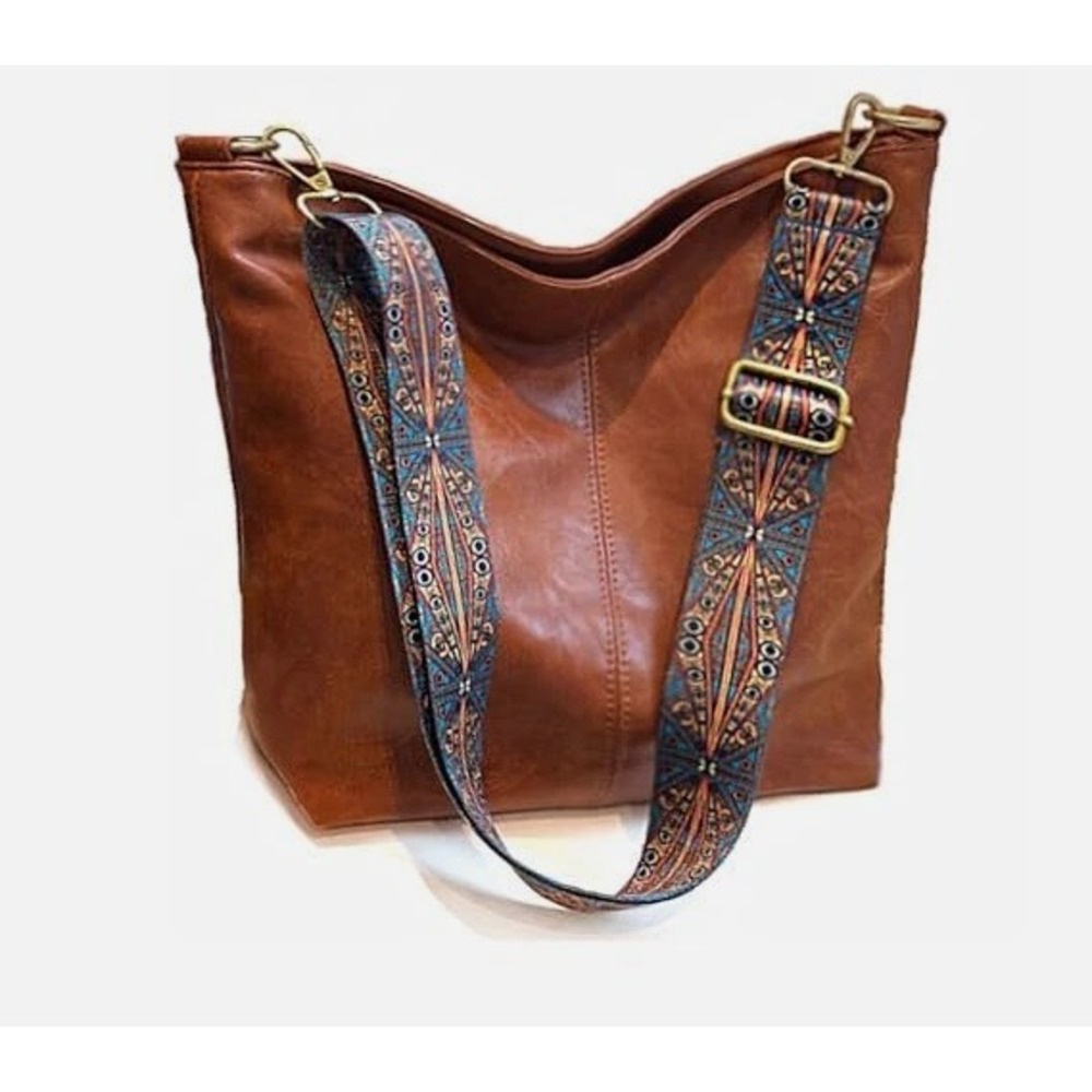 Hobo Bags Vegan Leather Crossbody Bag Guitar Strap Shoulder Purses